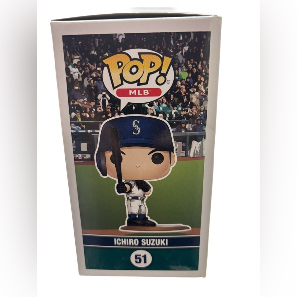 SOLD Funko Pop MLB Ichiro Suzuki #51 Seattle Mariners T-Mobile Park Exclusive - Picture 4 of 6